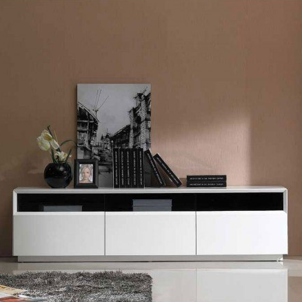 Modern TV Stand in White High Gloss