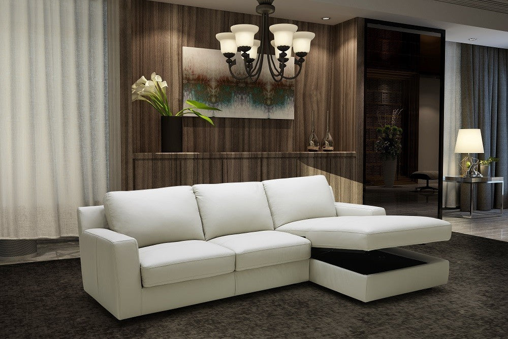 Lauren Premium Sectional Sleeper in Light Grey