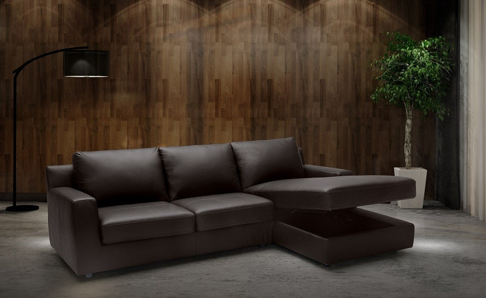 Taylor Premium Sectional Sleeper in Brown