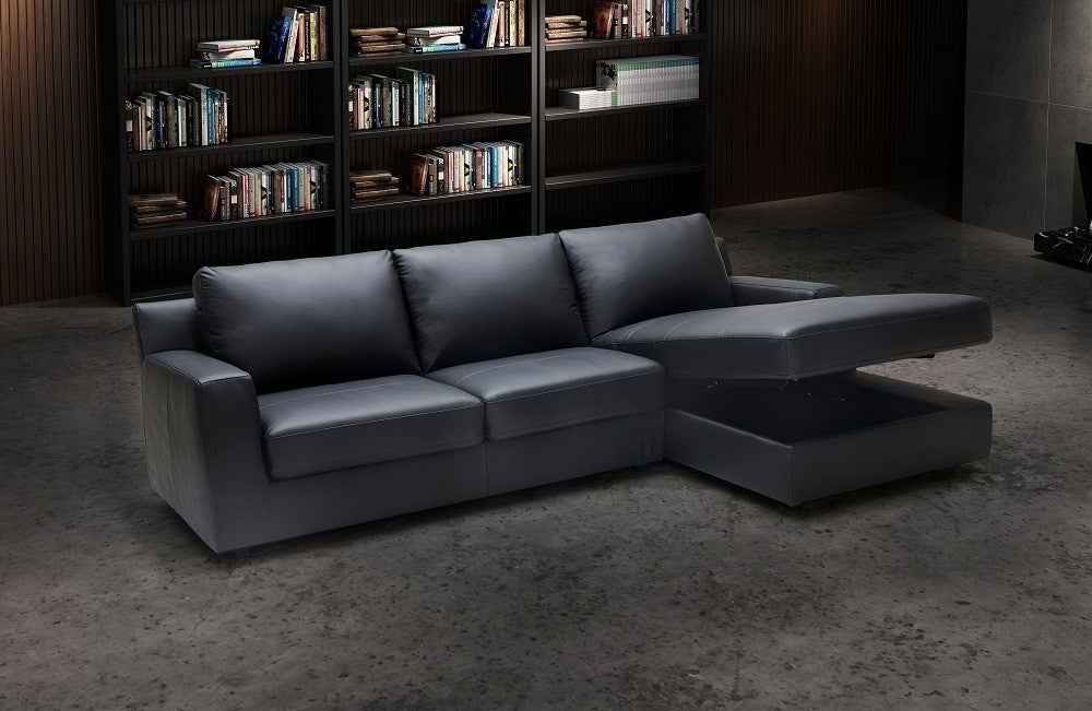Elizabeth Premium Sectional Sleeper in Black