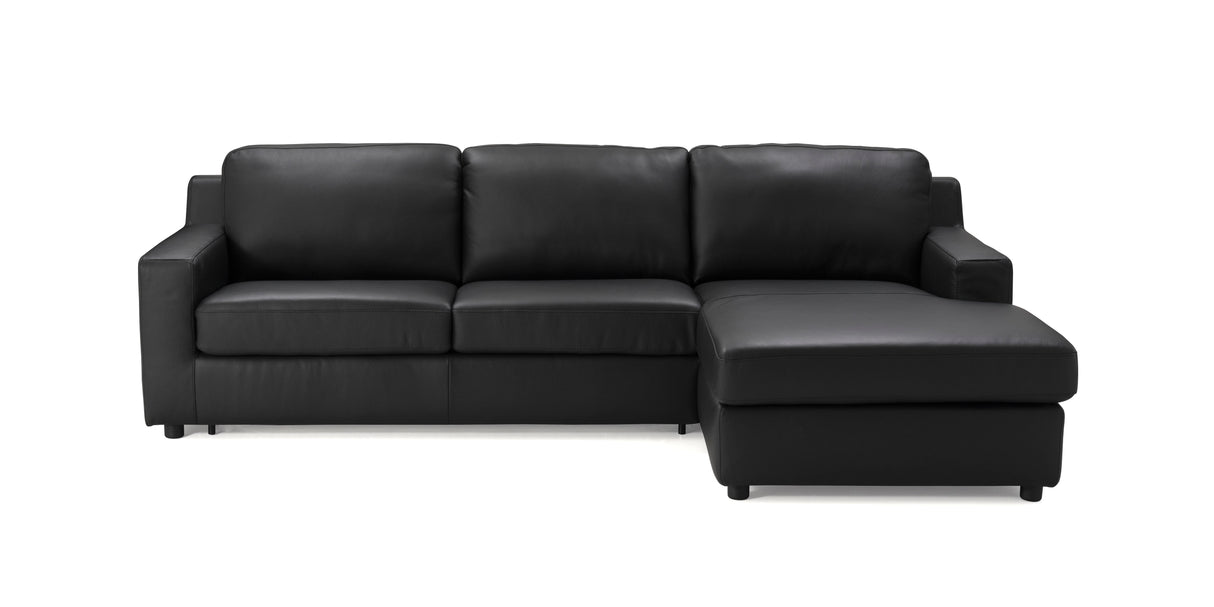 Elizabeth Premium Sectional Sleeper in Black