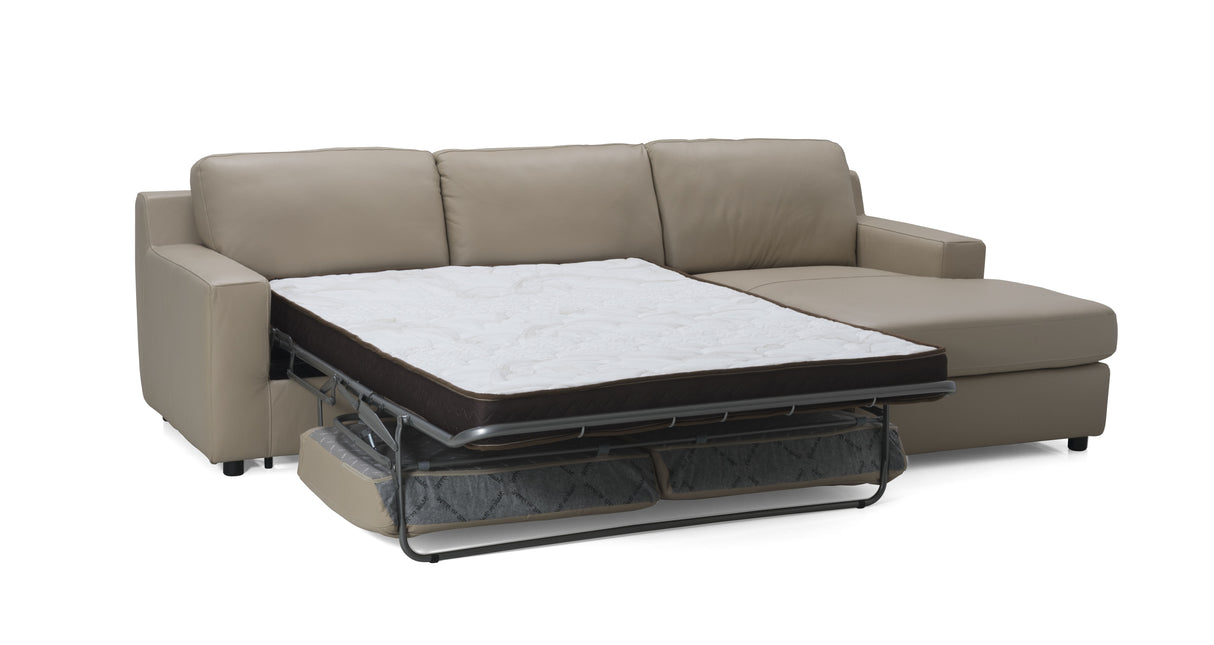 Jenny Premium Sectional Sleeper in Beige