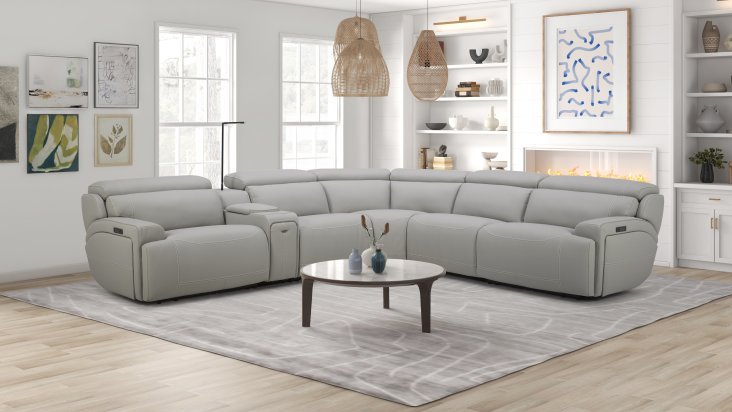Grey Sectional 6095B