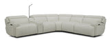 White Sectional 6095B