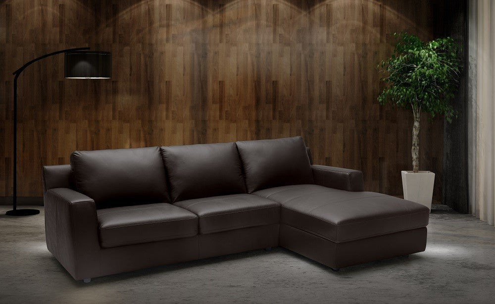Taylor Premium Sectional Sleeper in Brown