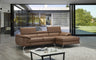 Caramel A973B Premium Leather Sectional