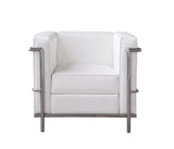 Cour Italian Leather Sofa in White