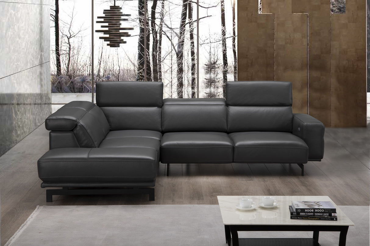 Davenport Leather Sectional