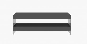 Cloud Mini TV Base in Grey High Gloss