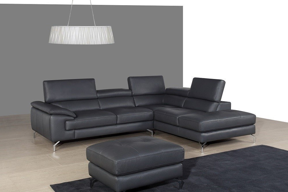 A973 Premium Leather Sectional